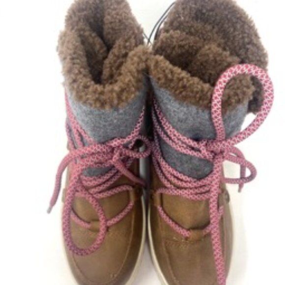 Maurices Women's Mandy Hybrid Duck Boots Brown Outdoor Winter Lace Up Size 9M - Picture 8 of 9